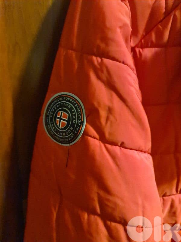 Geographical Norway Red Puffer Jacket 2