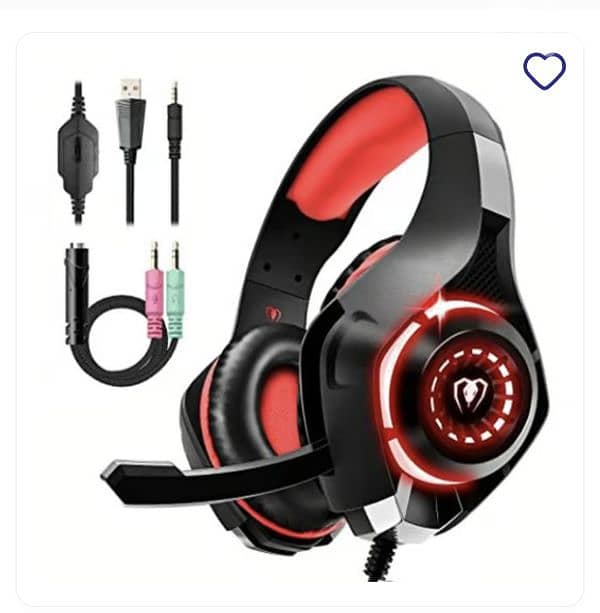 BEEXCELLENT GM1 WIRED 3.5MM OVER-EAR PRO GAMING HEADSEt/ 4$ delivery 6