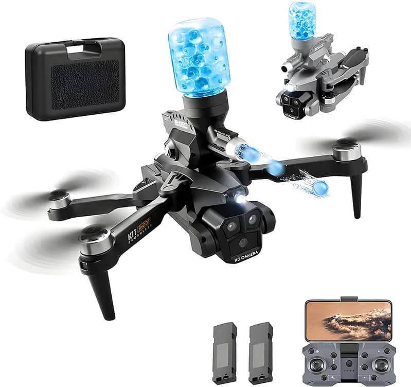 K11 Max Aerial Photography Drone Water Bomb Launcher 3 HD Cameras 2