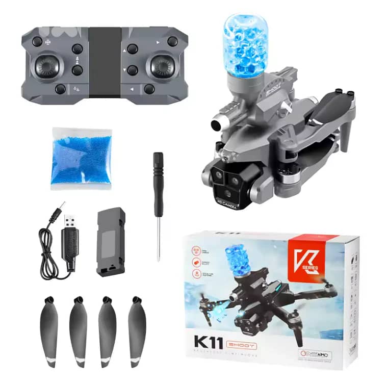 K11 Max Aerial Photography Drone Water Bomb Launcher 3 HD Cameras 3