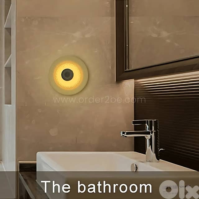 Motion Sensor Wall Lamp LED Night Light for Closet, Stairs & Halls 3