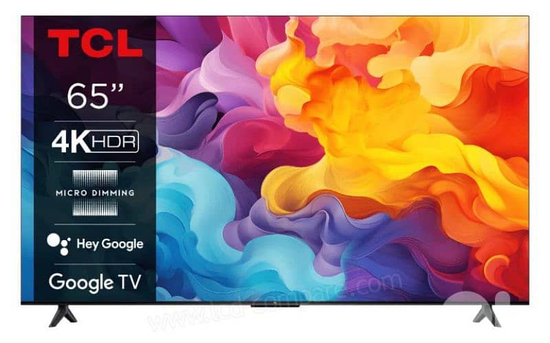 TCL 65" 4K UHD Smart Google TV 0