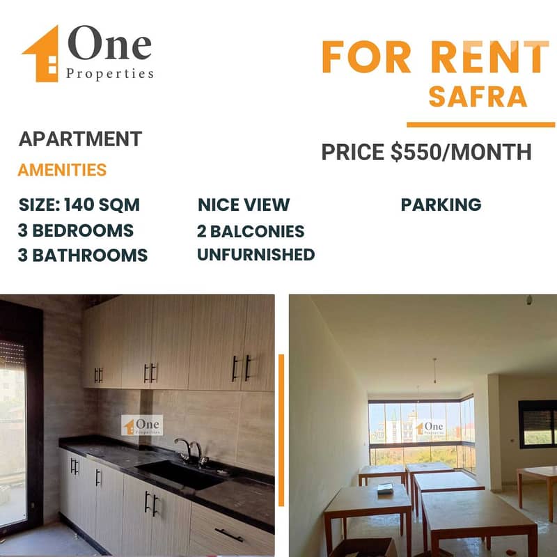 APARTMENT FOR RENT IN SAFRA 0