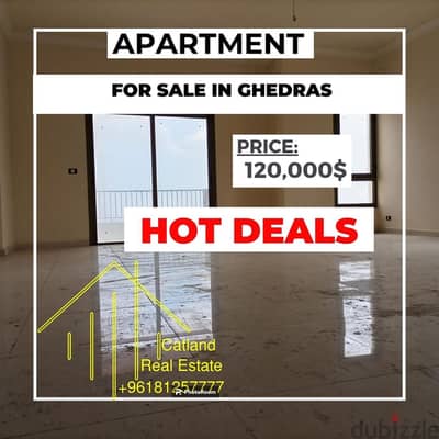 HOT DEAL!!!!!!  240M2 Apartment for sale in Ghedras only for $120,000