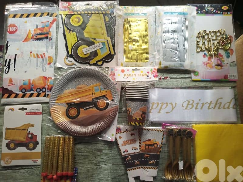 truck birthday theme 1