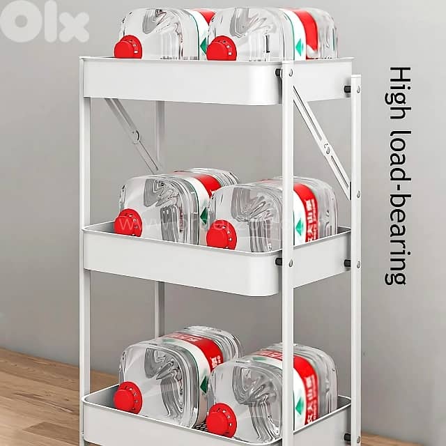 3-Tier Storage Cart | Space-Saving Organizer for Kitchen & Bath 8