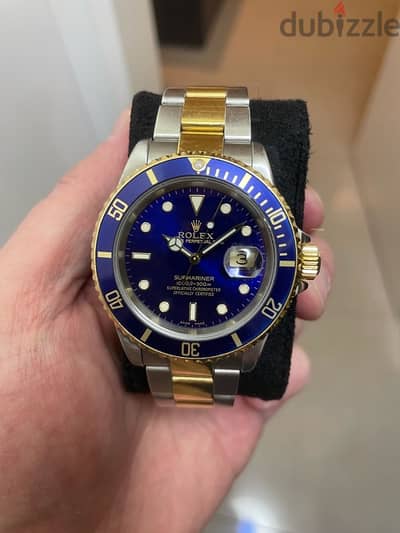 Rolex Submariner Date Two Tone Blue Dial Bluesy