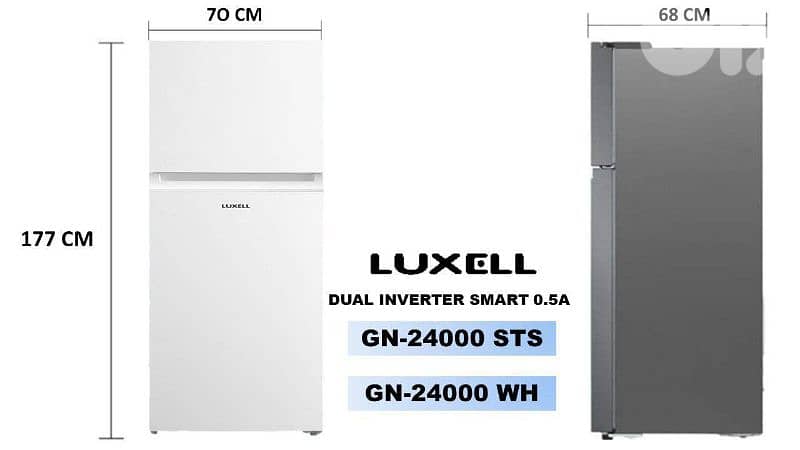 Refrigerator Luxell 24ft Inverter براد لوكسل إنفرتر 2