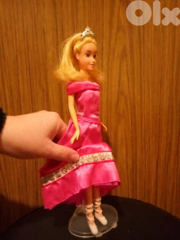 Princess AURORA SLEEPING BEAUTY Good Disney- SIMBA doll+Crown+Shoes 2
