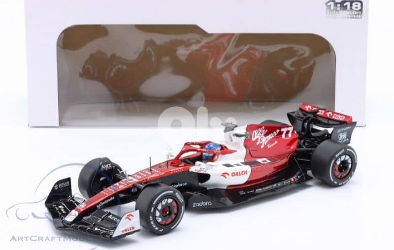 V. Bottas Alfa Romeo C42 (2022) diecast car model 1;18. 0