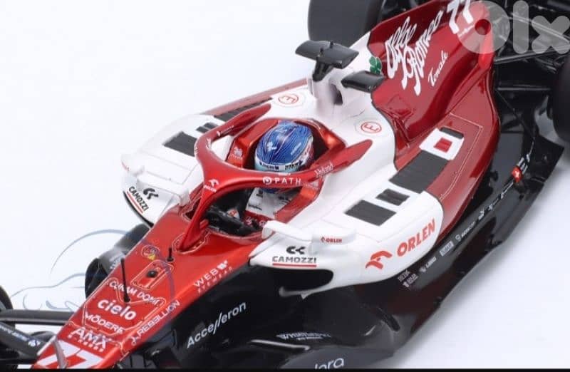 V. Bottas Alfa Romeo C42 (2022) diecast car model 1;18. 4