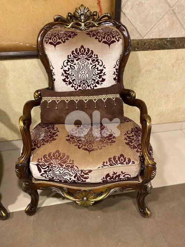 طقم كنبايات مصري حفر خشب زان 2
