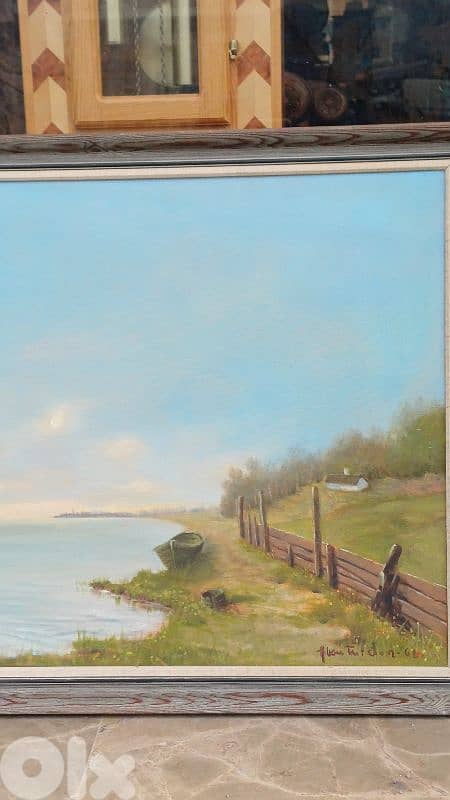 لوحة رسم زيتي اوروبية 3