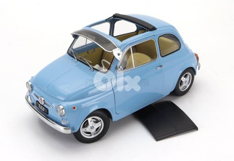Fiat  500 Custom (Abarth Rims) 1968 diecast car model 1:12 8