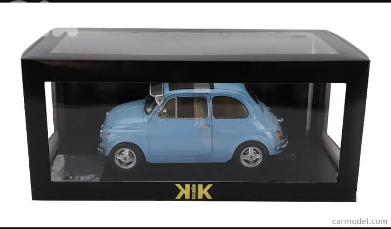 Fiat  500 Custom (Abarth Rims) 1968 diecast car model 1:12 9
