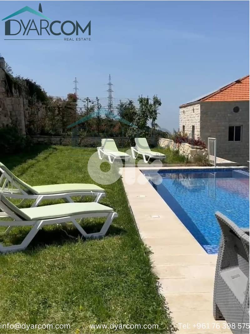 DY2178 - Chabtine Fully Furnished Villa With Pool! 0