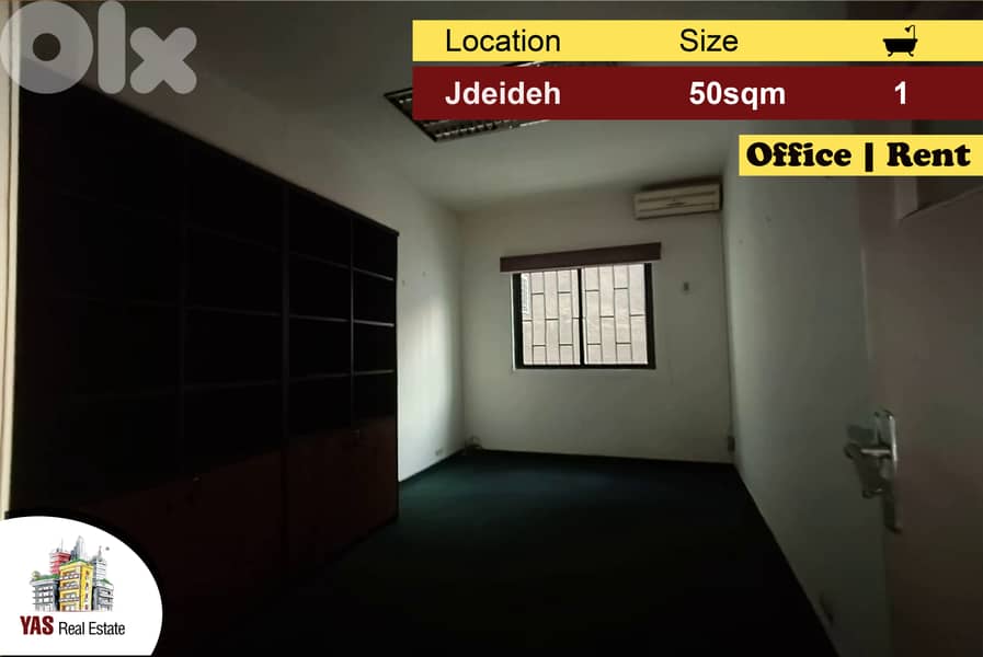 Jdeideh 50m2 | Office | Rent | Perfect Investment | Luxury | AA/AC 0