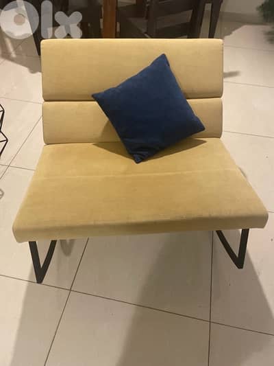 rocking chair, fits two final price no bego