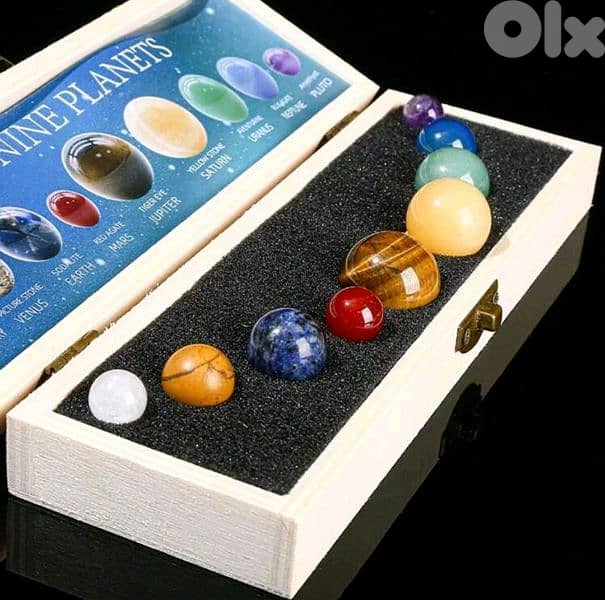 Special 9 planets natural stones for decoration / gift 1