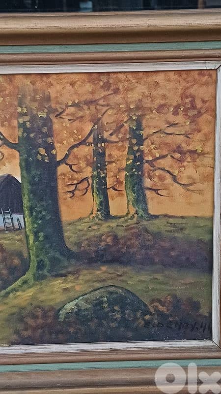 لوحة رسم زيتي 1