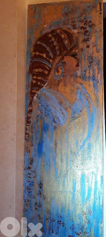 رسم زيتي على القماش 0