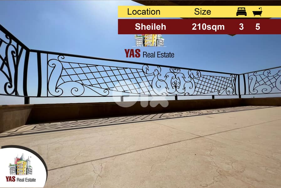 Sheileh 210m2 | High-End | Panoramic View | Private Street | Sehayleh 0