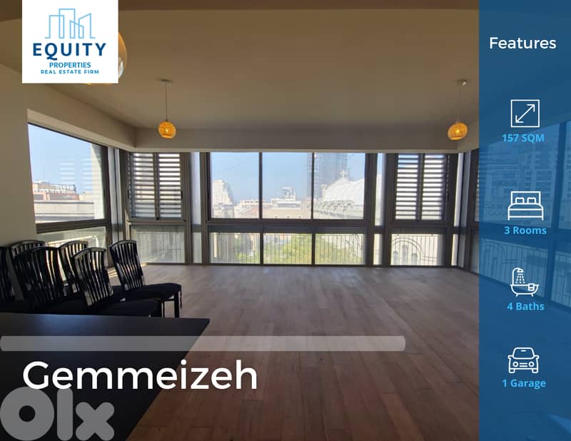 157 SQM Apartment For Sale In Achrafieh شقة للبيع #AA131587 0