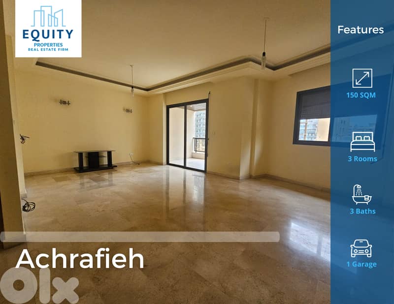 150 SQM Apartment For Rent In Achrafieh شقة للايجار #AA131724 0
