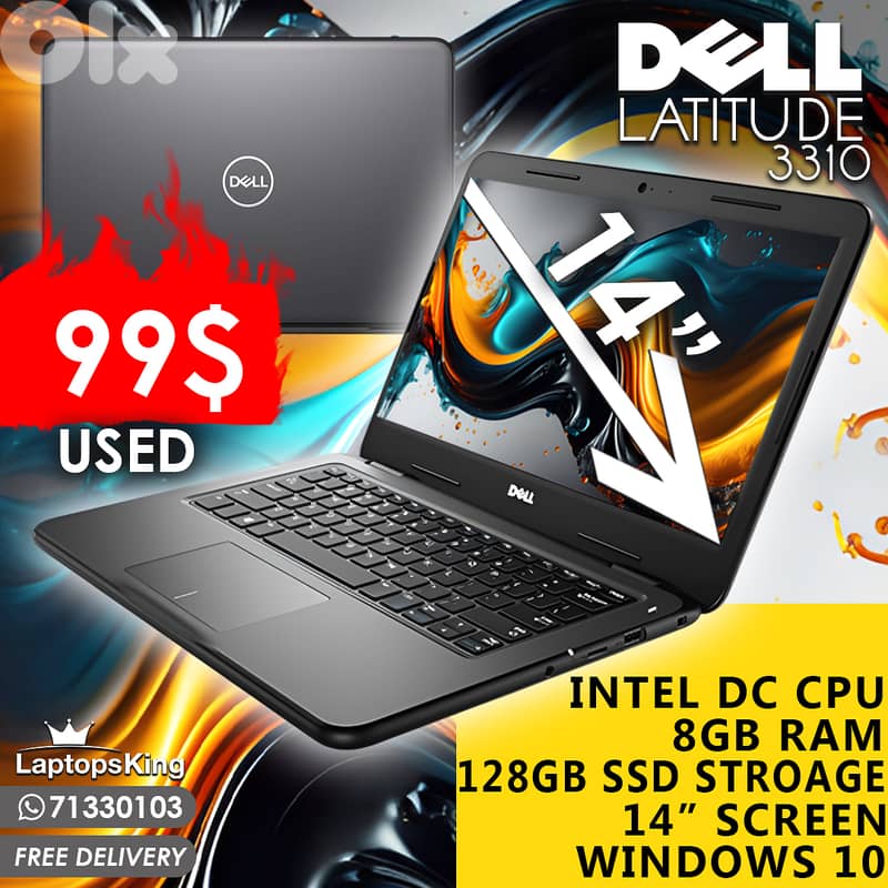 Dell Latitude 3310 Intel DC Cpu 14-inch Laptop Offers 0