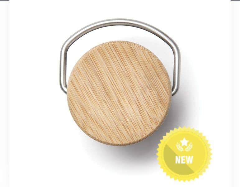 DR stainless steel water bottle bamboo lid (Made in italy)/4$ delivery 5