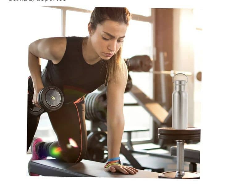 DR stainless steel water bottle bamboo lid (Made in italy)/4$ delivery 9