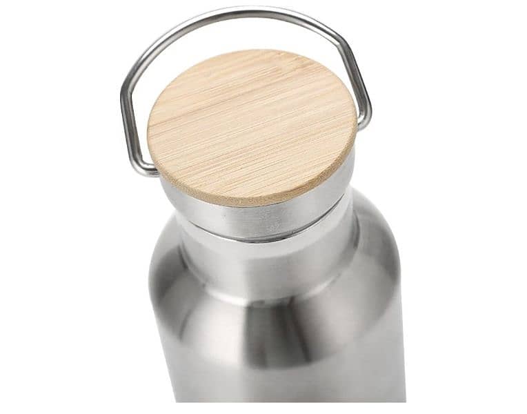 DR stainless steel water bottle bamboo lid (Made in italy)/4$ delivery 11