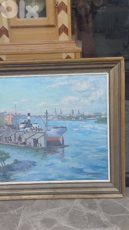 لوحة رسم زيتي اوروبية 2