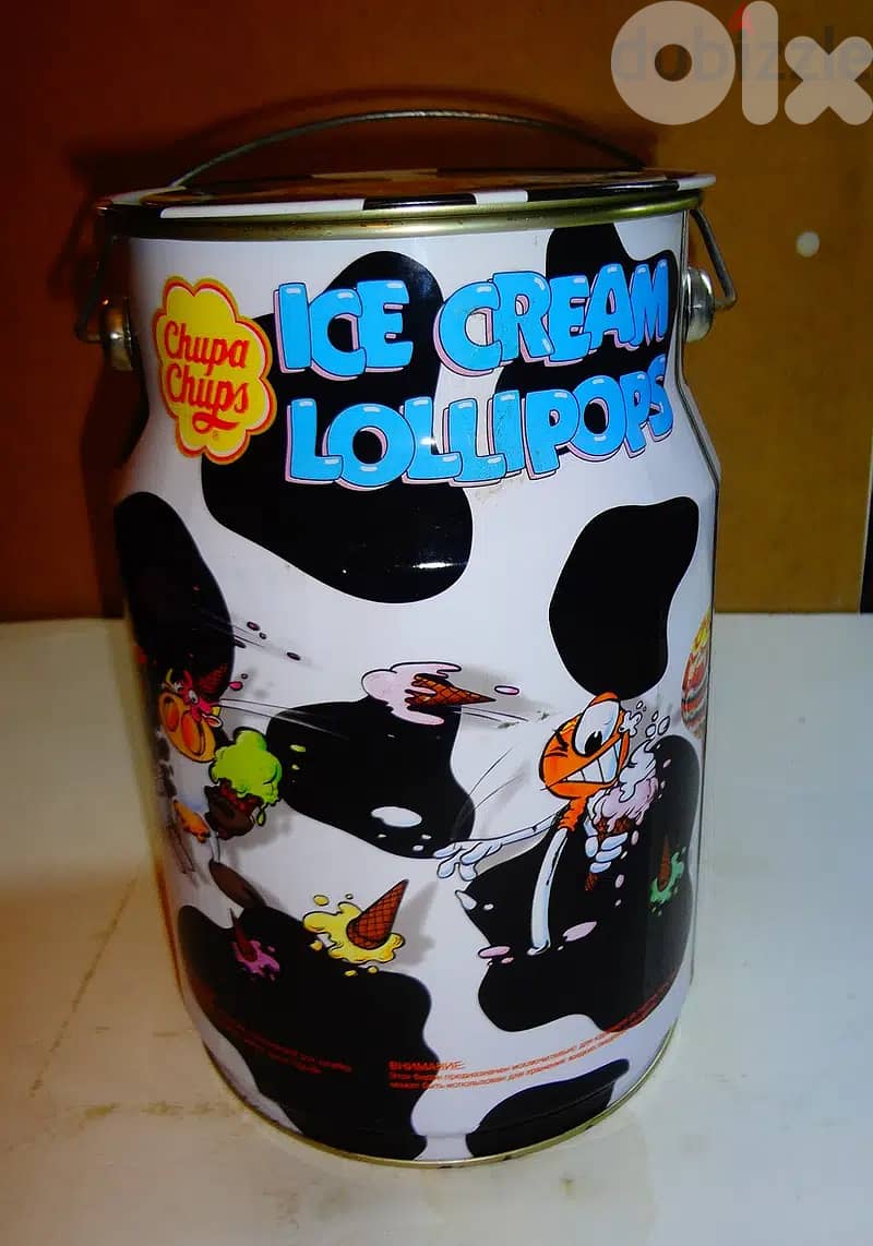 Chupa chups lollipops vintage tin containers 3
