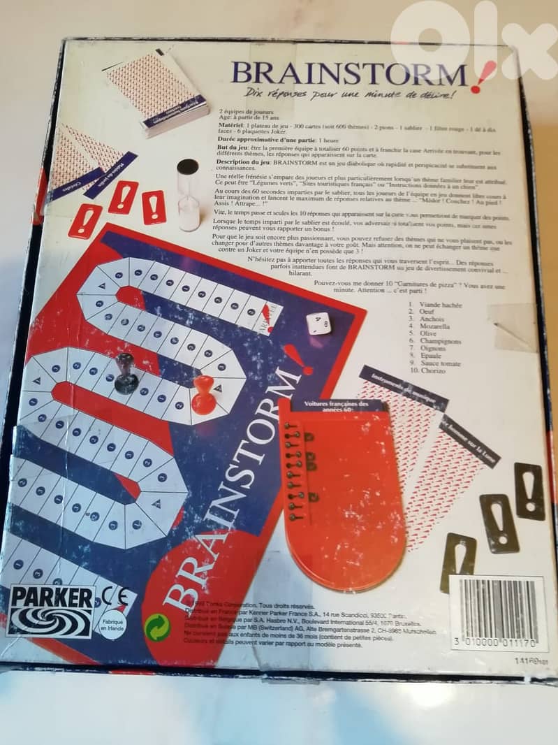 Brainstorm vintage board game by Parker 3