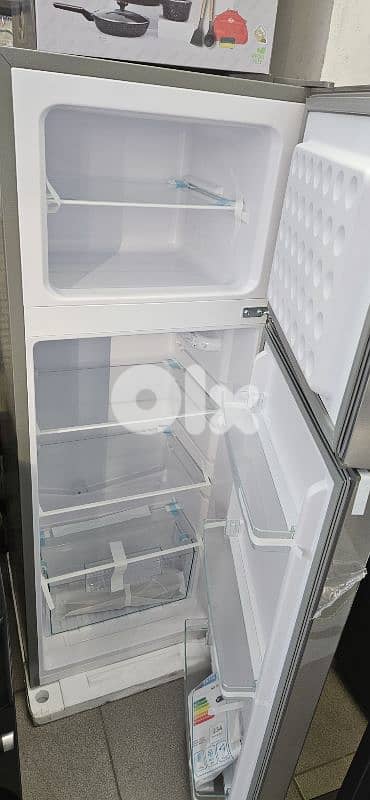 refrigerator AGI 142x55cm silver 2