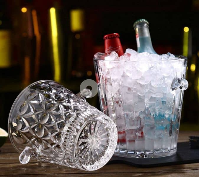 glass ice bucket 1