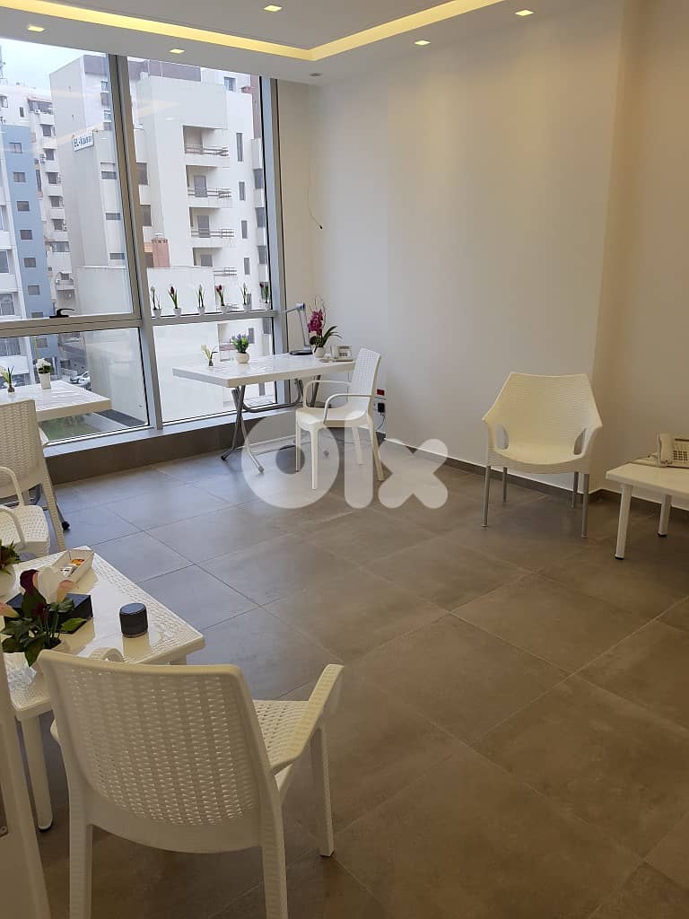 100 Sqm | Fully Decorated Office For Rent In Horch Tabet 0
