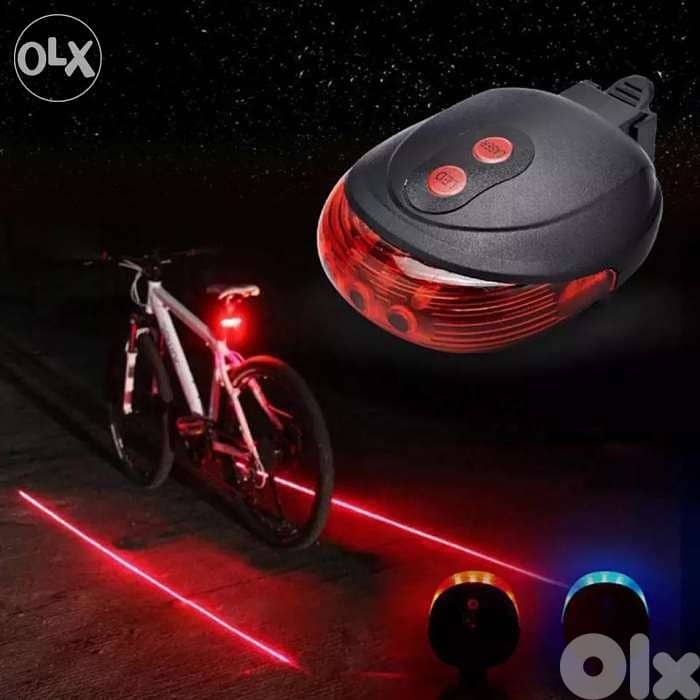 Bicycle rear light + laser 0