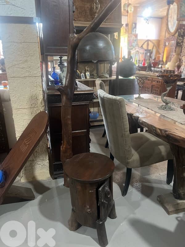 globe antique solid wood 1