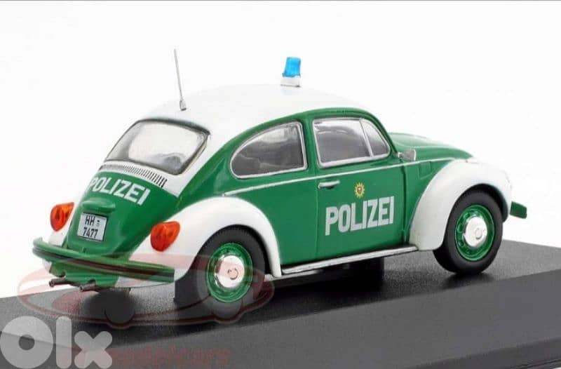 Volkswagen 1200 1977(Police Germany) diecast car model 1;43 3