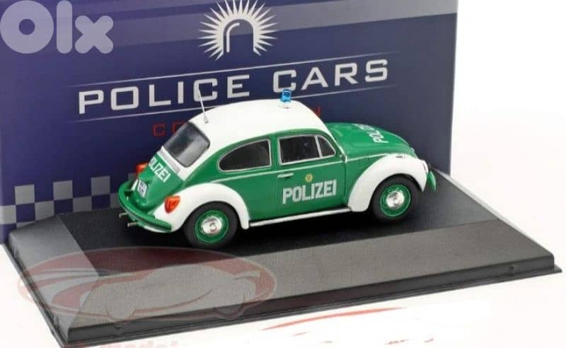 Volkswagen 1200 1977(Police Germany) diecast car model 1;43 4