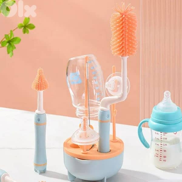 bottle brush bottle draining racks مشك للرضاعة فرشاية 3