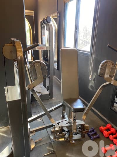 3 CYBEX MACHINES + 1 abs machine