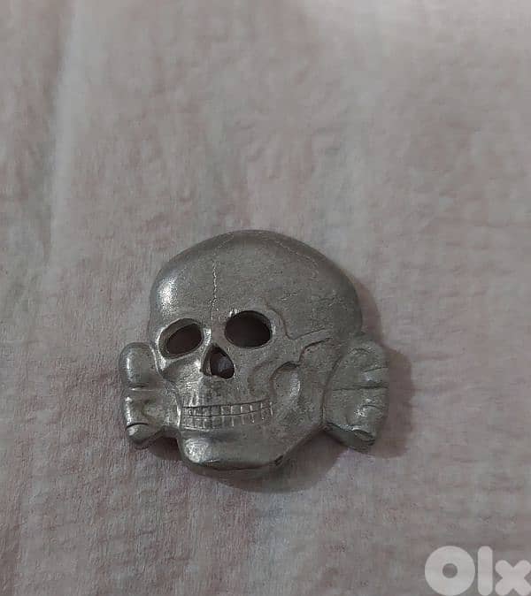 Nazi German SS Pin Schutzstafel skull Totenkopf Symbol World War2 WWII 0
