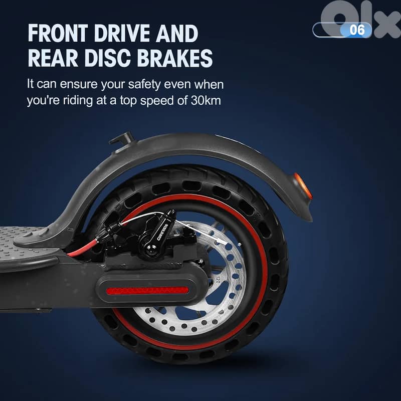 Electric Scooter 35KM/h Speed 10.4Ah Battery With Application 2