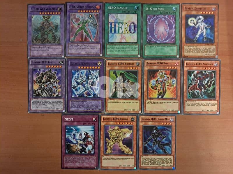 Yugioh Elemental Hero cards 0