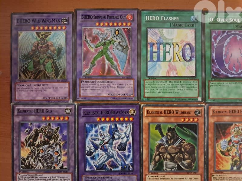 Yugioh Elemental Hero cards 2