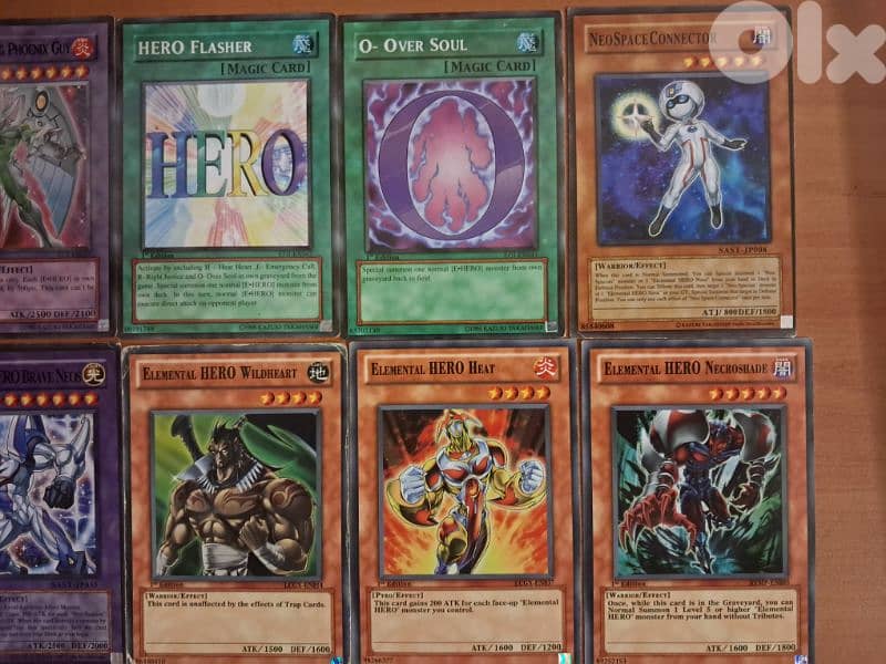 Yugioh Elemental Hero cards 3