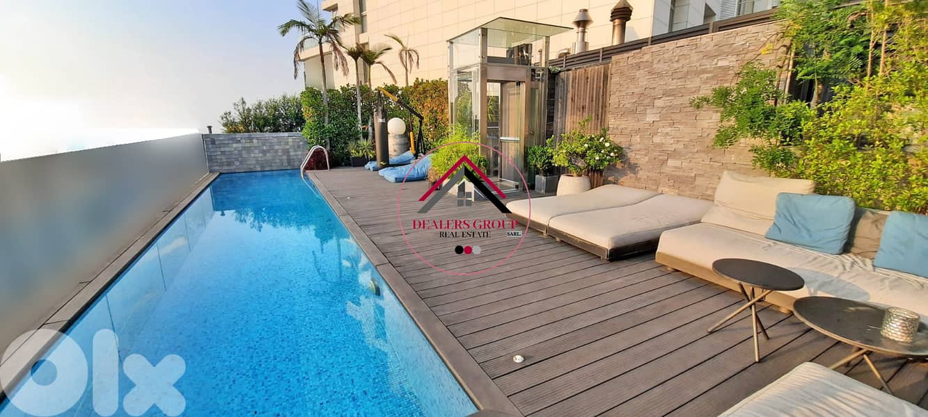 Super Deluxe Penthouse + Private Pool for sale in Achrafieh-Carré D'or 0